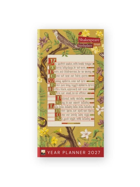 Shakespeare Birthplace Trust 2027 Year Planner - Month to View