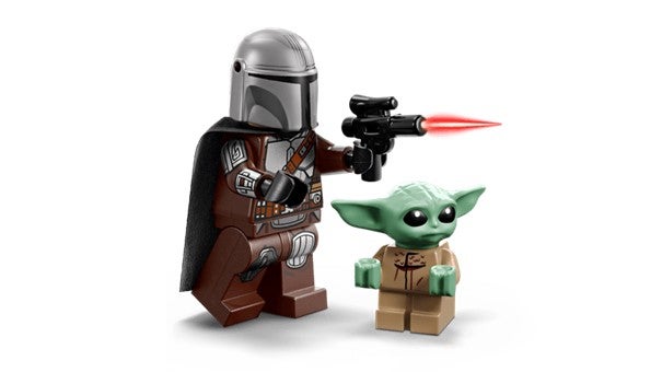 Lego Mandalorianeren og Grogus speedersykkel 75436