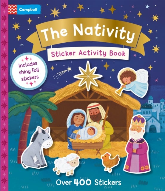 The Nativity Sticker Activity Book - With over 400 stickers