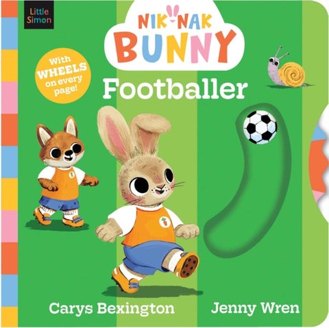 Nik-Nak Bunny Footballer - Perfect baby and toddler book to celebrate the World Cup