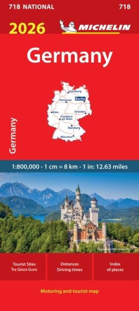 Germany 2026 - Michelin National Map 718