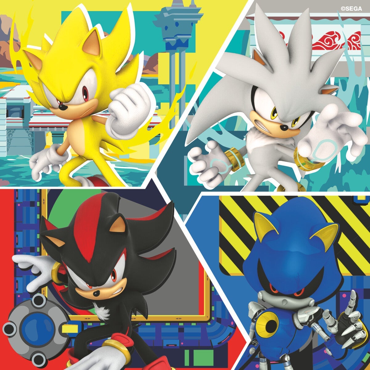 Puslespill 3X49 Sonic Core Ravensburger