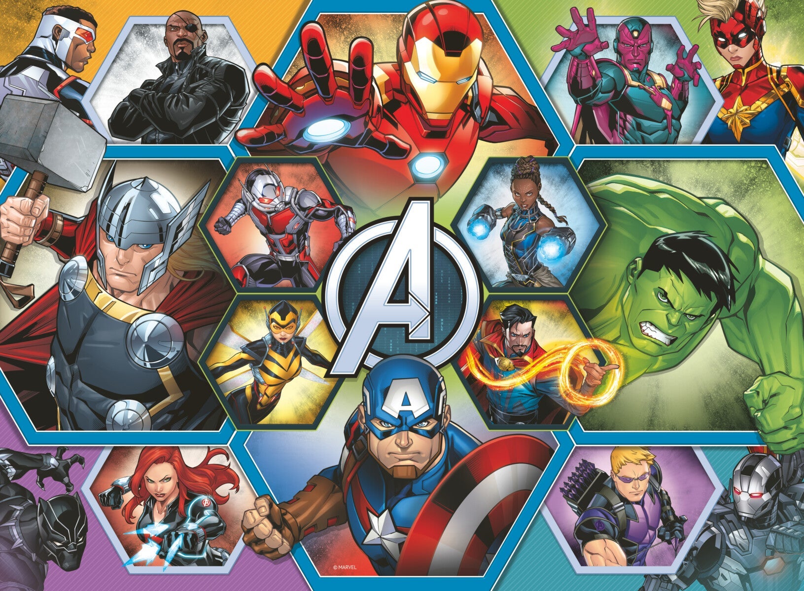Puslespill 100 Avengers Ravensburger