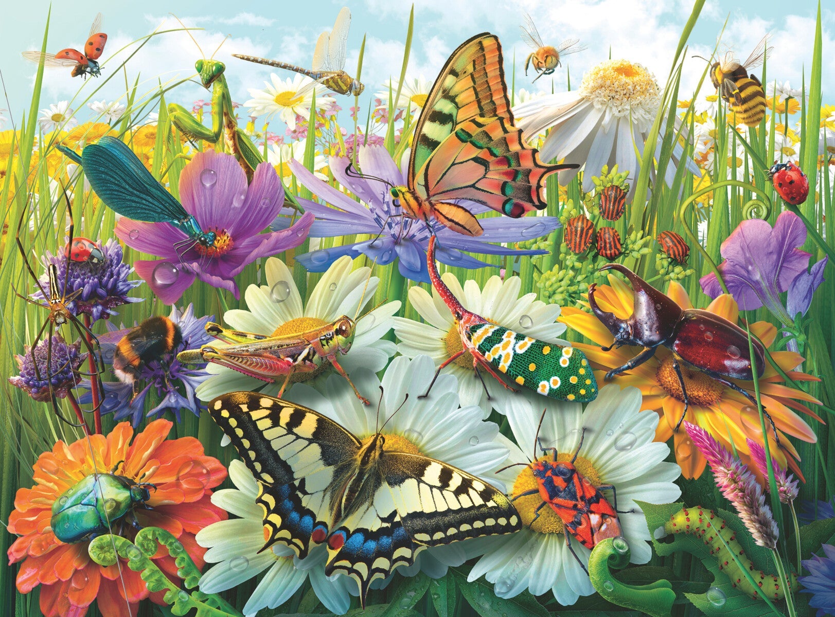 Puslespill 100 Insektenes Verden Ravensburger
