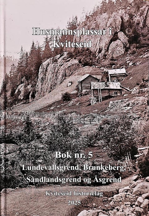 Husmannsplassar i Kviteseid - Bok nr. 5 - Lundevallsgrend, Brunkeberg, Sandlandsgrens og Åsgrend