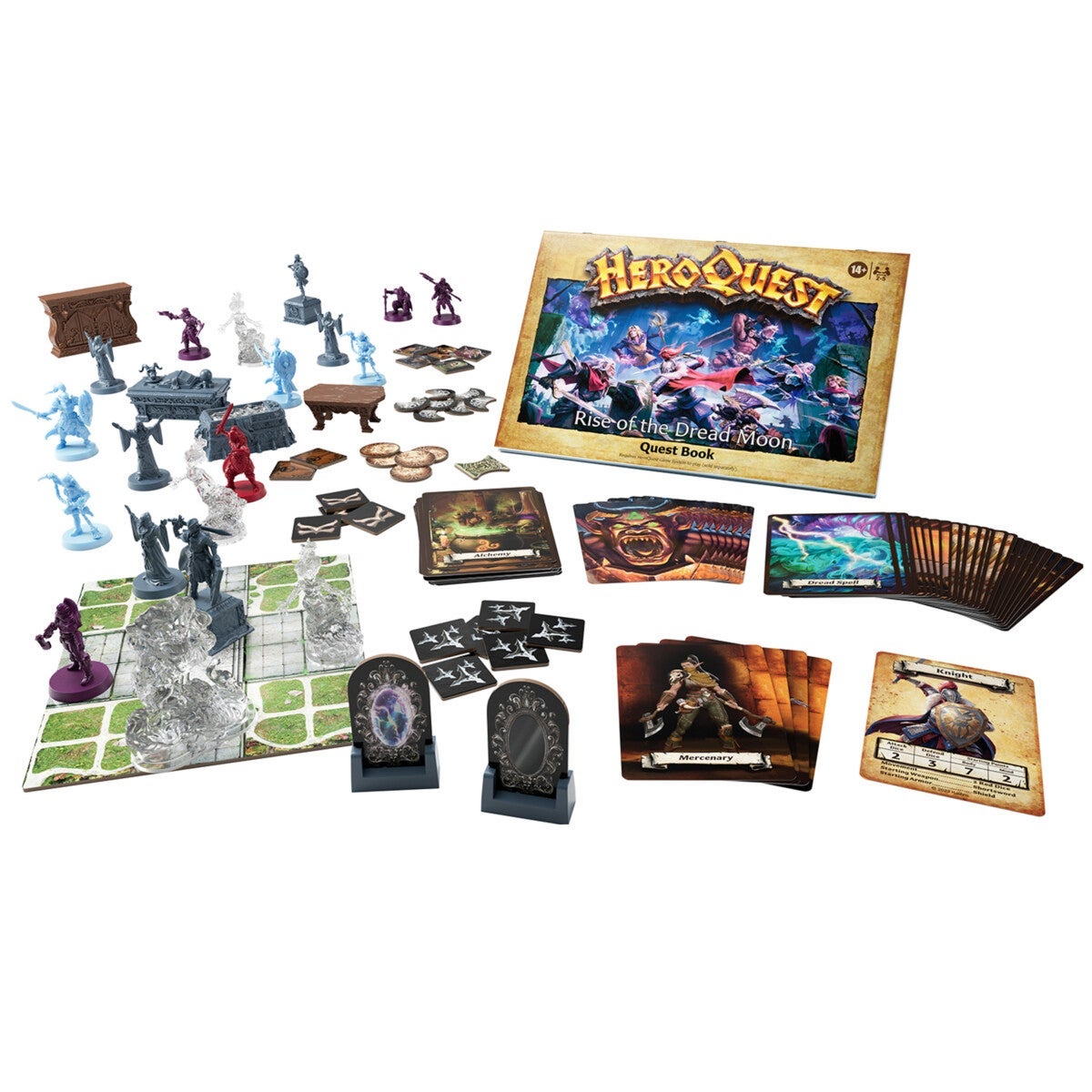 Spill Heroquest espansion Rise Dread Moon Eng