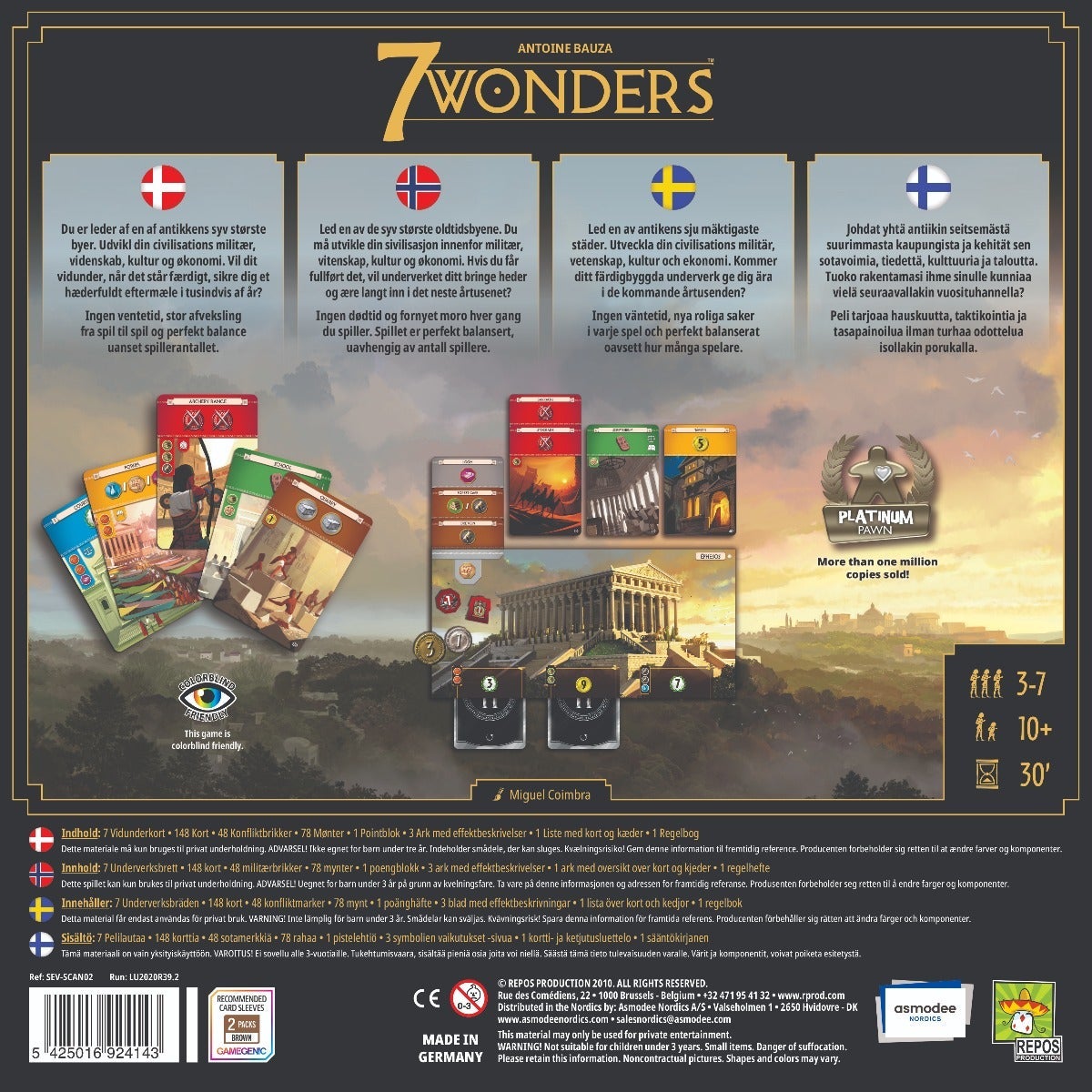 Spill 7 Wonders Nordic V2
