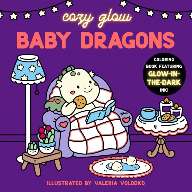 Baby Dragons - Coloring Book Featuring Glow-in-the-Dark Ink!