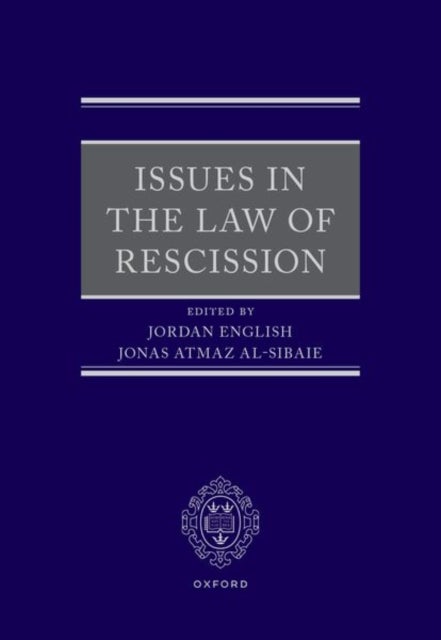 Issues in the Law of Rescission