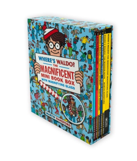 Where's Waldo? The Magnificent Mini Boxed Set - (A Compact, Travel-Sized Box Set of 5 Hidden Object Activity Books, Packed with Search & Find Puzzle Adventures - a Perfect Gift for All Ages)