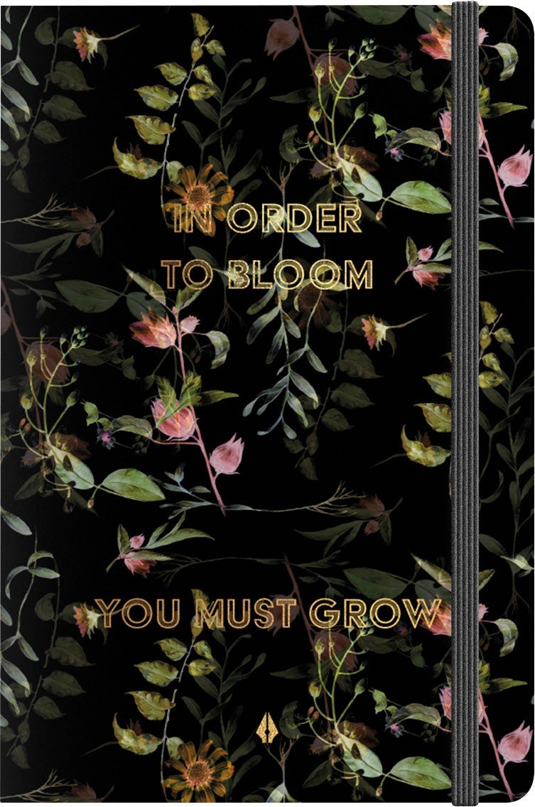 Notatbok Burde Deluxe A5 linjert Flower