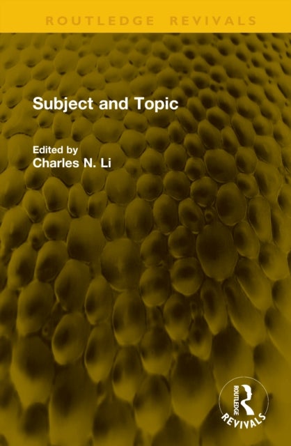 Subject and Topic