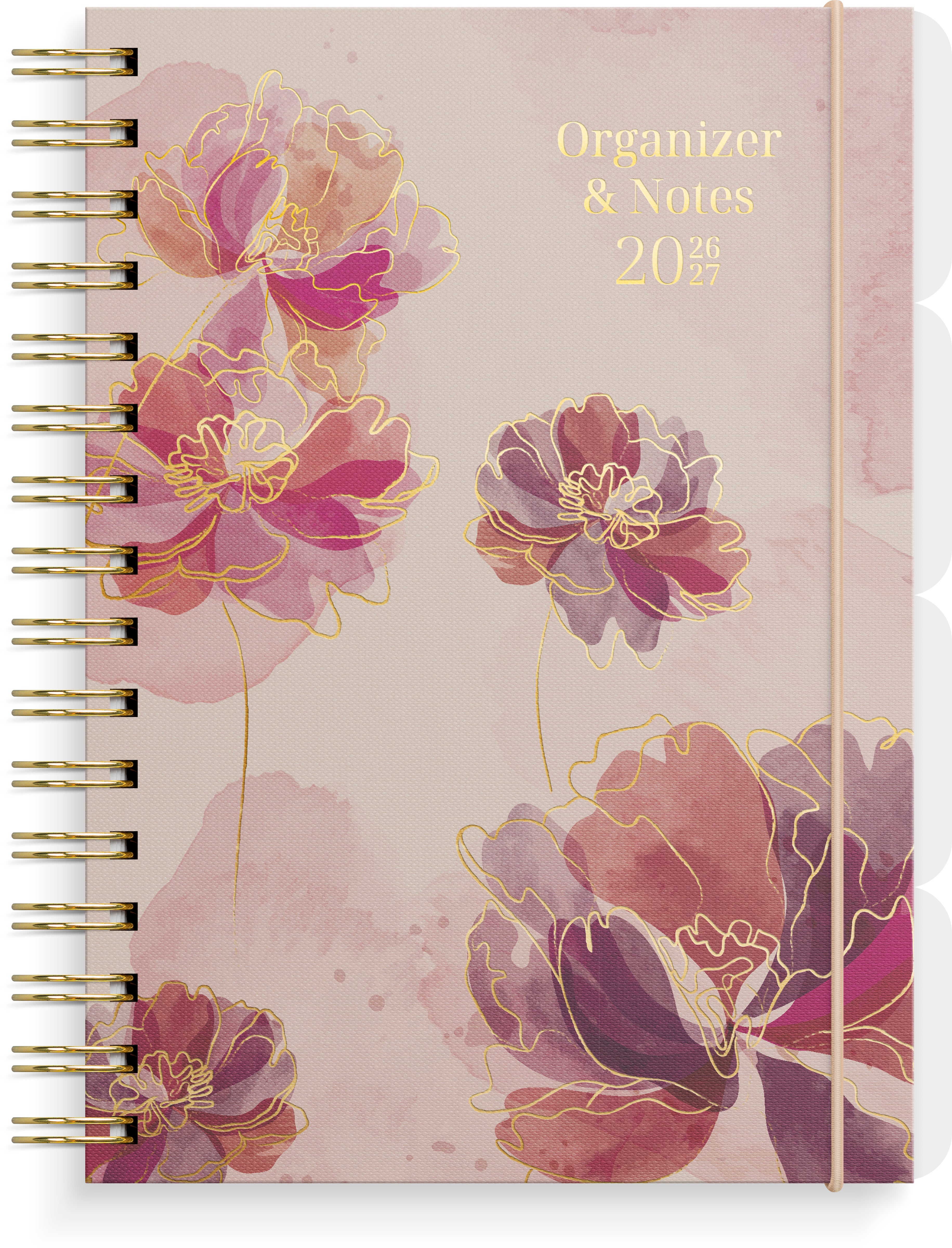 Organizer og Notes A5 26/27 Blossom