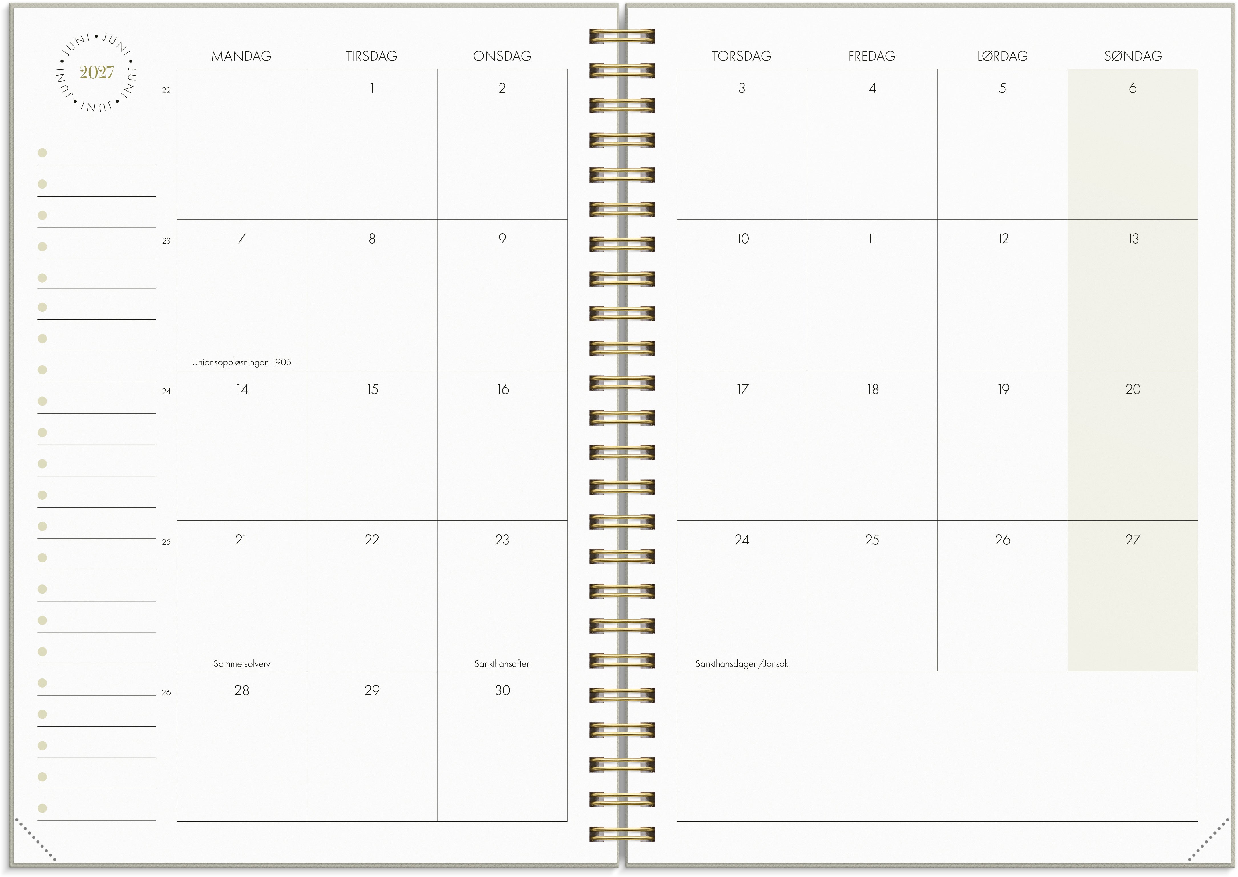 Life Planner Essentials Grieg A5 26/27