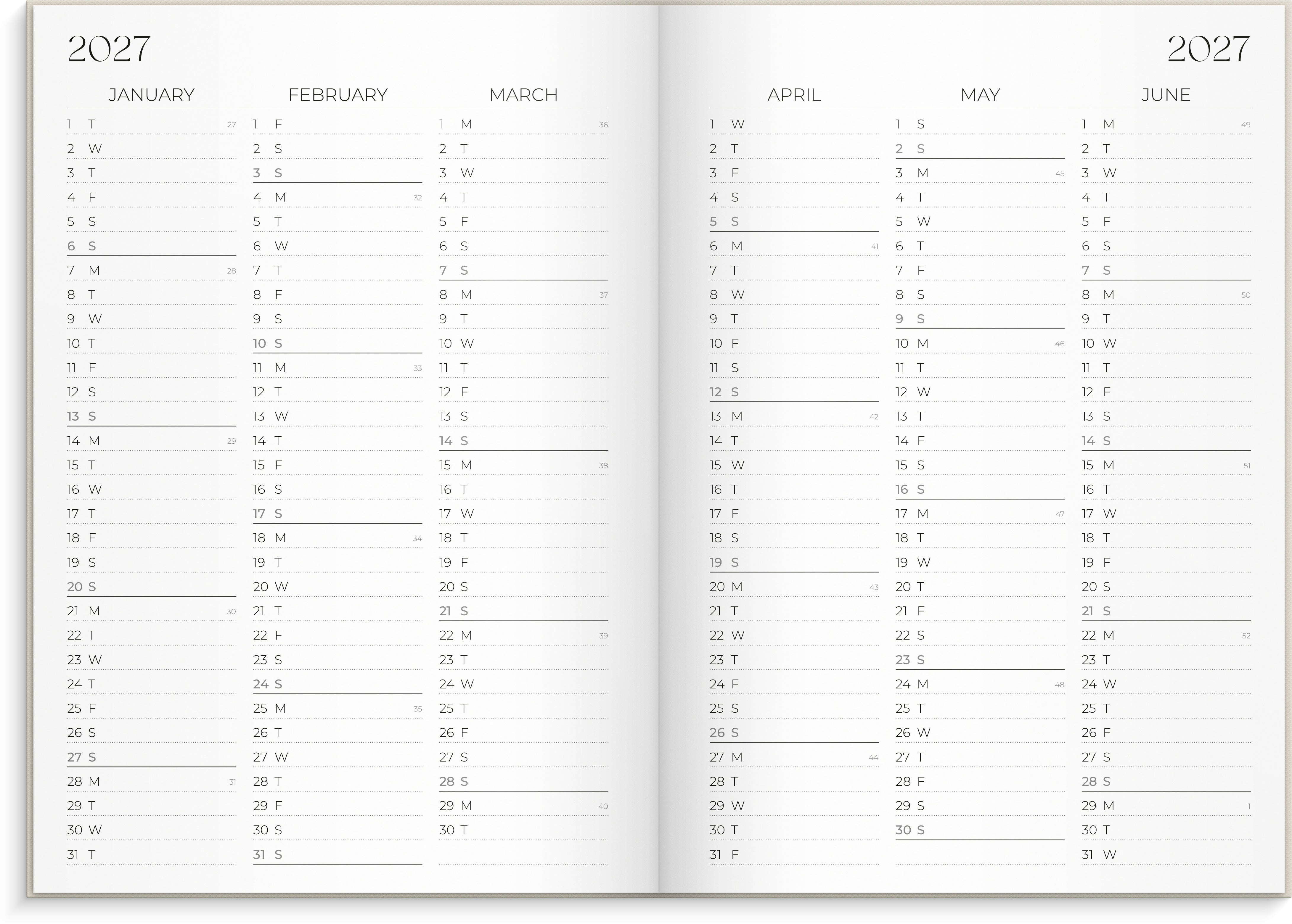 Kalender Burde Student Planner A5 26/27
