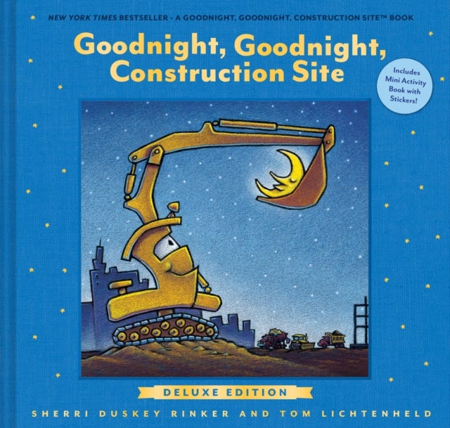 Goodnight, Goodnight, Construction Site Deluxe Edition - Includes Mini Activity Book with Stickers!