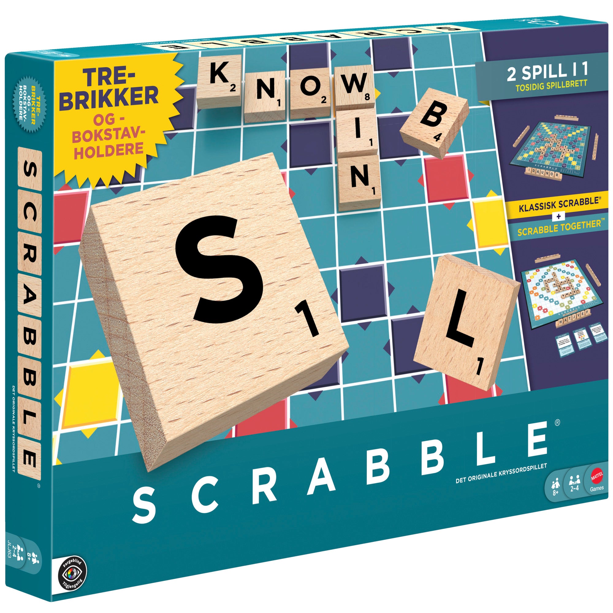 Spill Scrabble Wood Edition