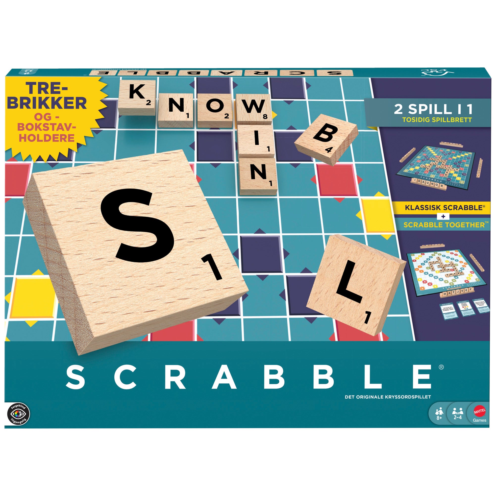 Spill Scrabble Wood Edition