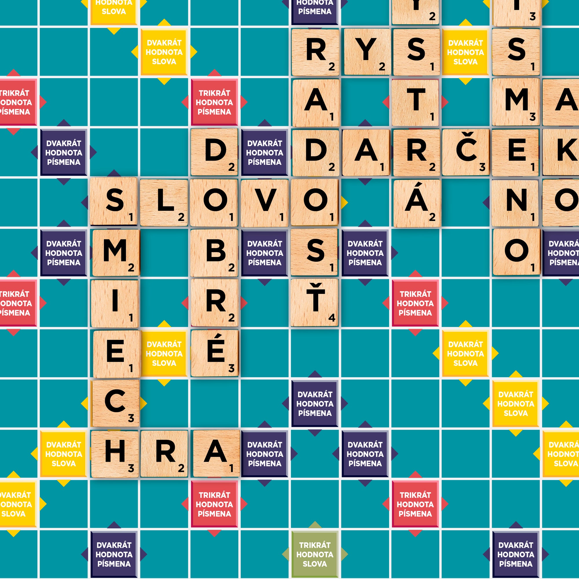 Spill Scrabble Wood Edition