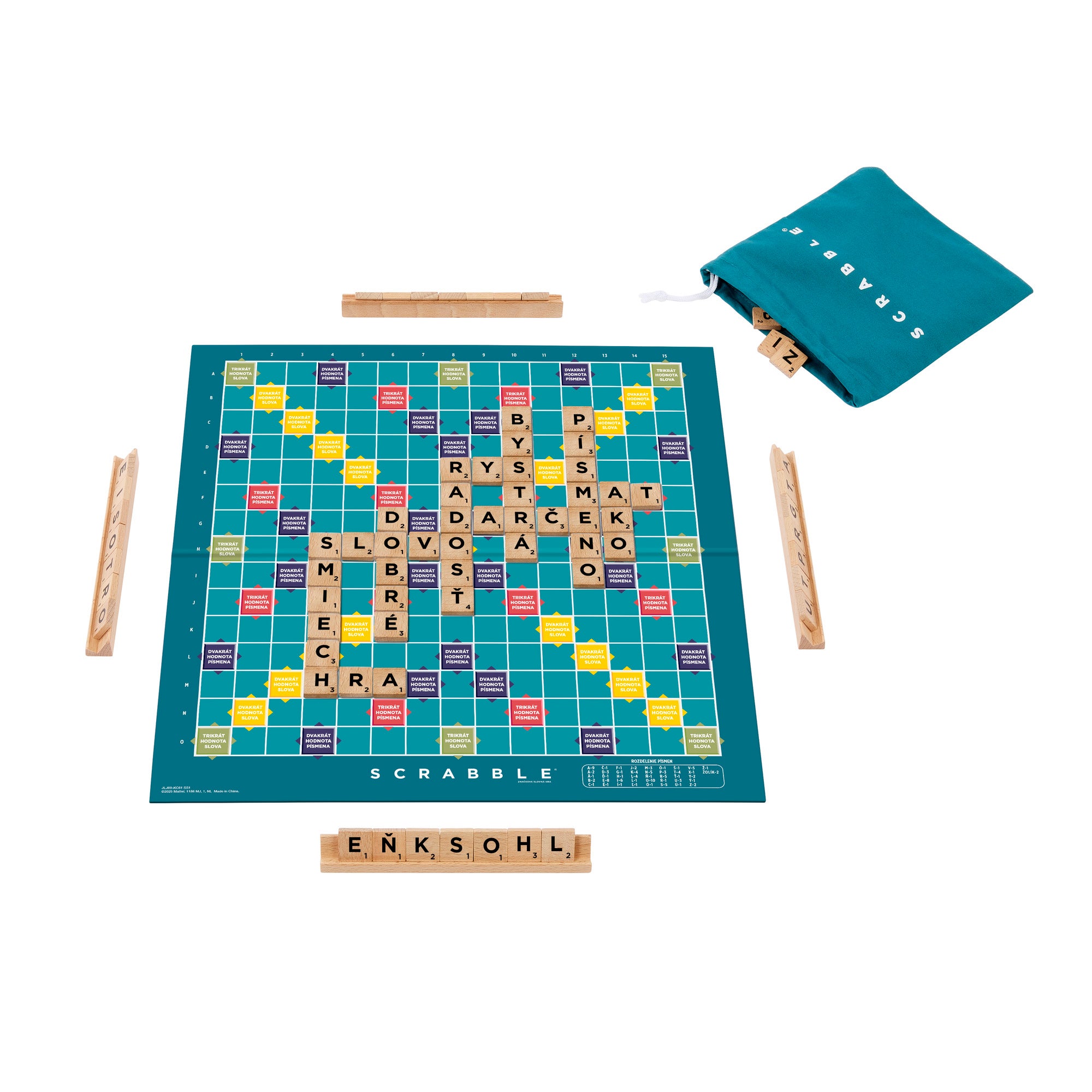 Spill Scrabble Wood Edition