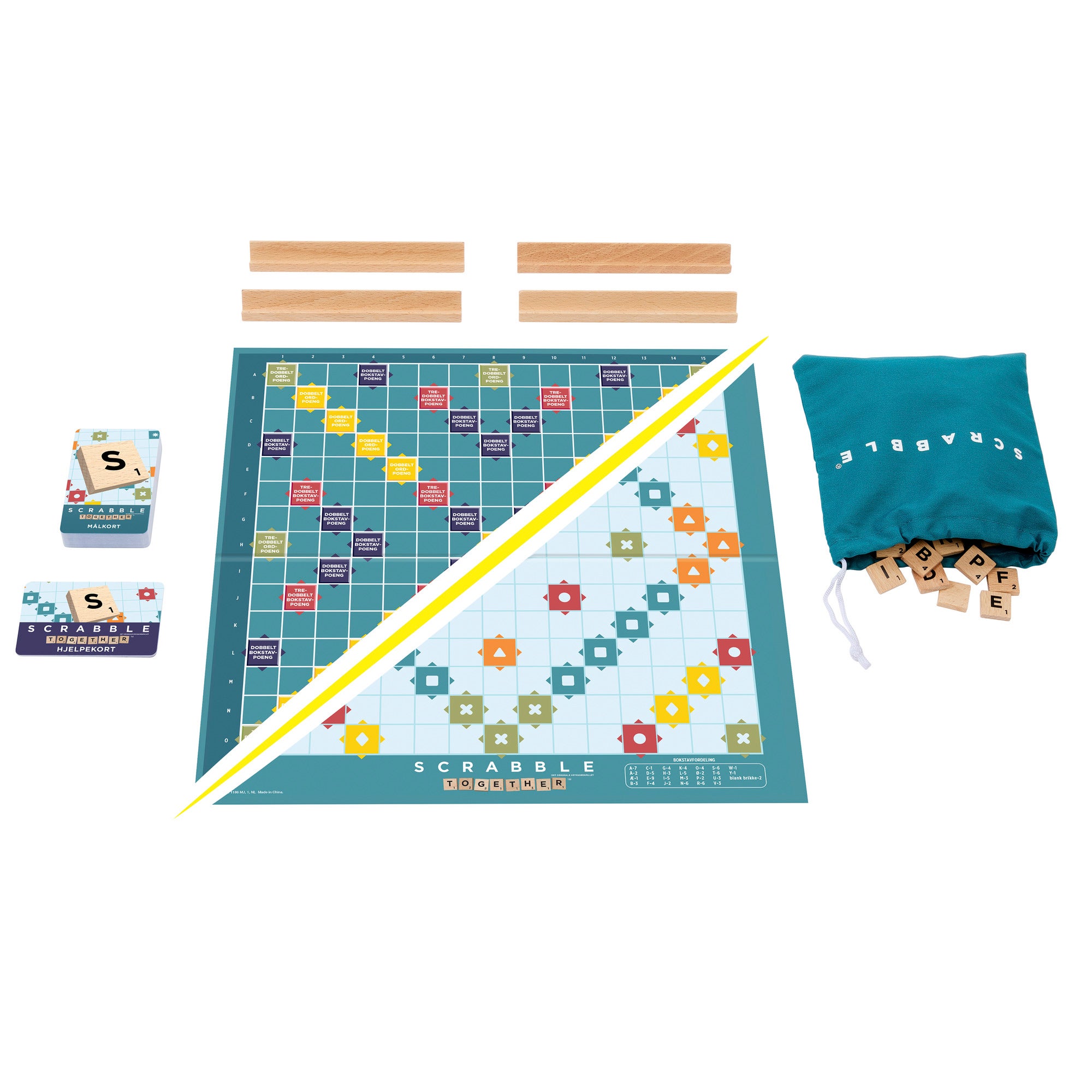 Spill Scrabble Wood Edition