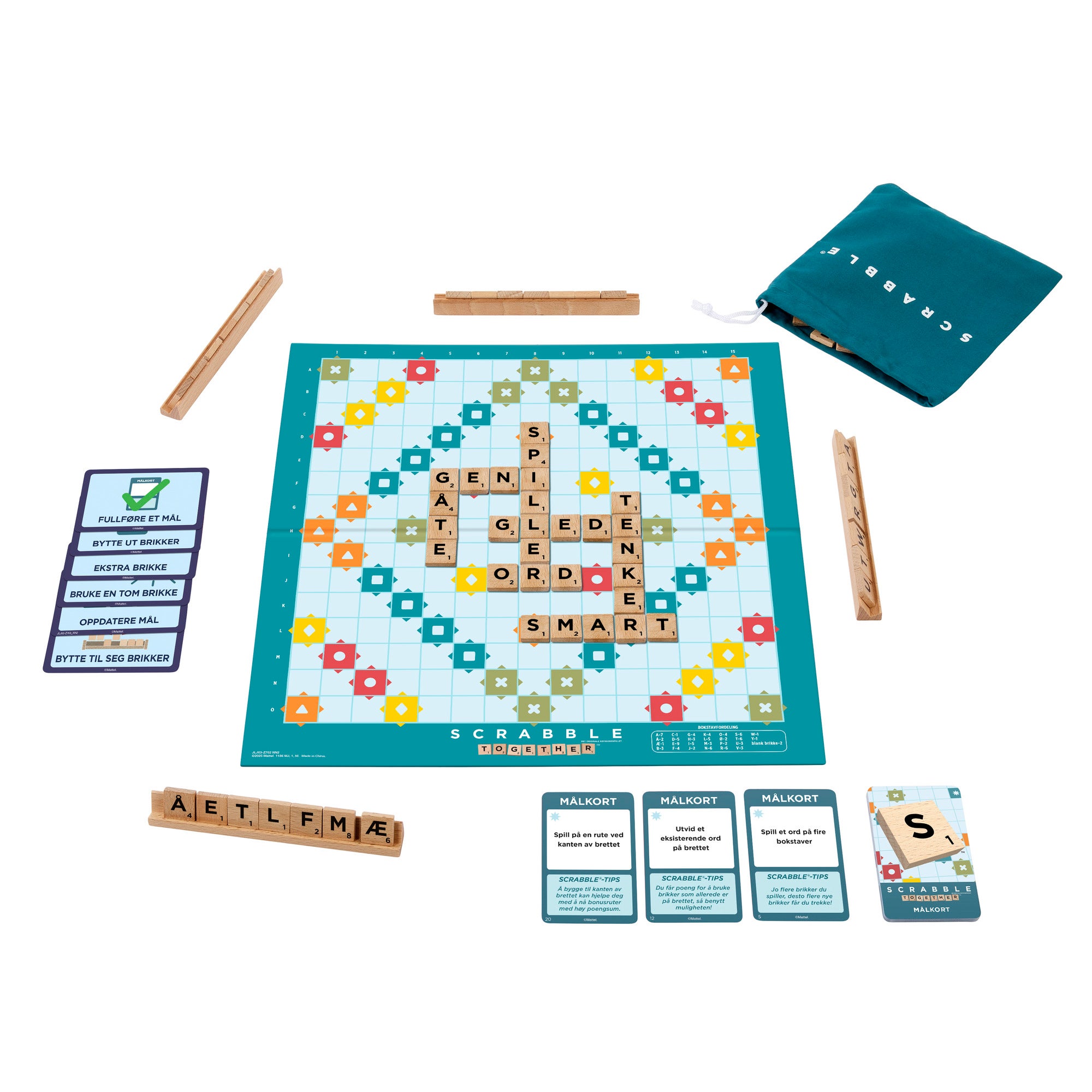 Spill Scrabble Wood Edition