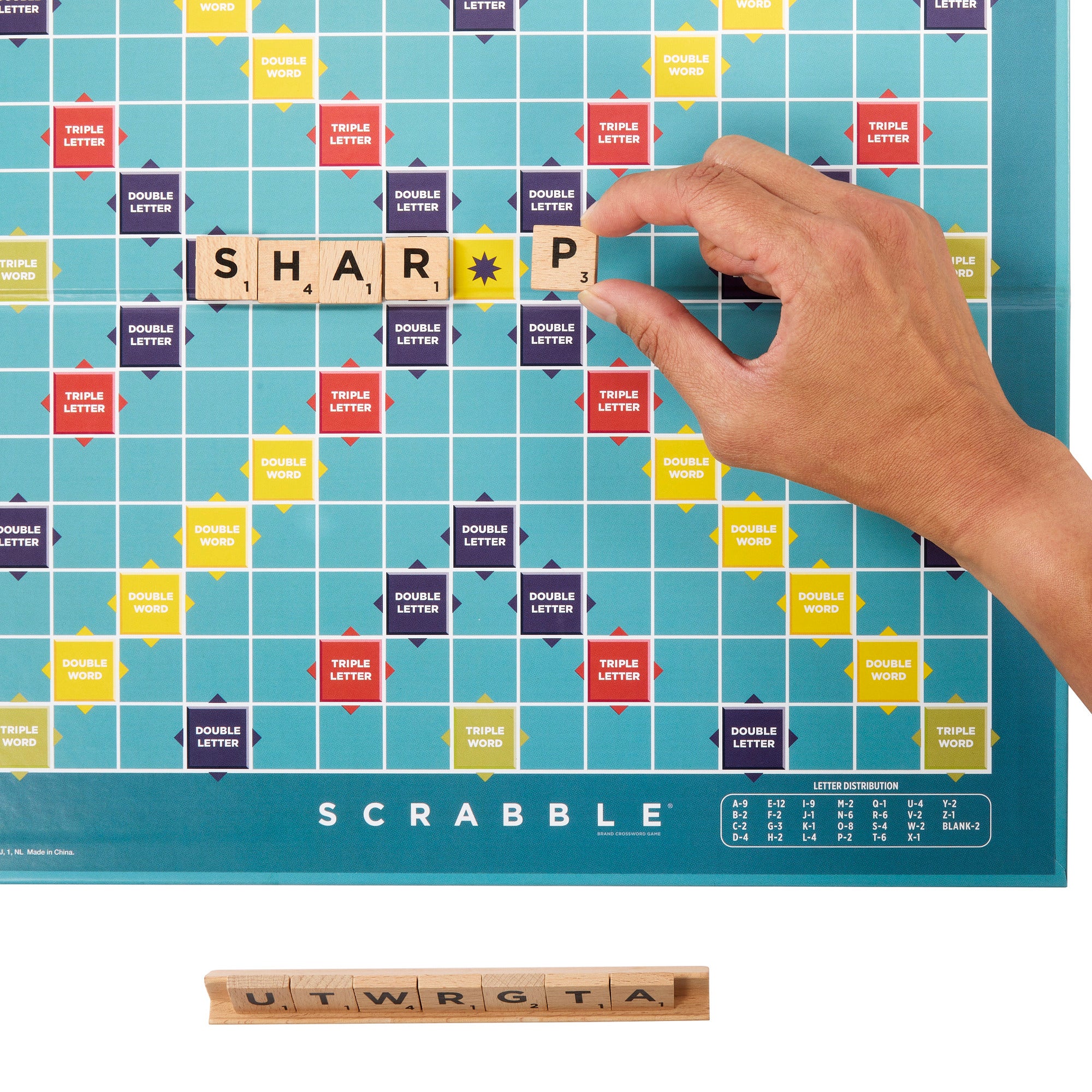Spill Scrabble Wood Edition