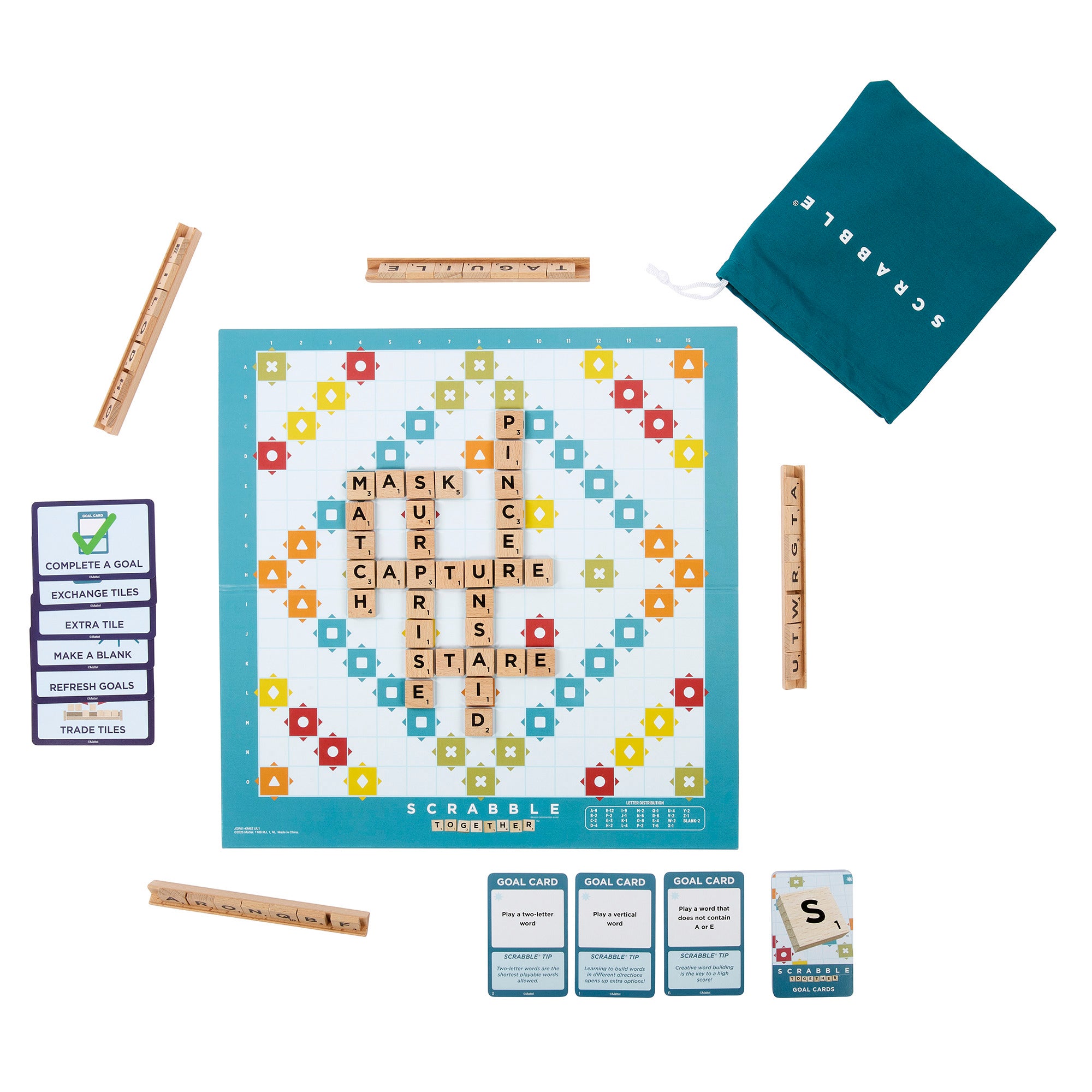 Spill Scrabble Wood Edition