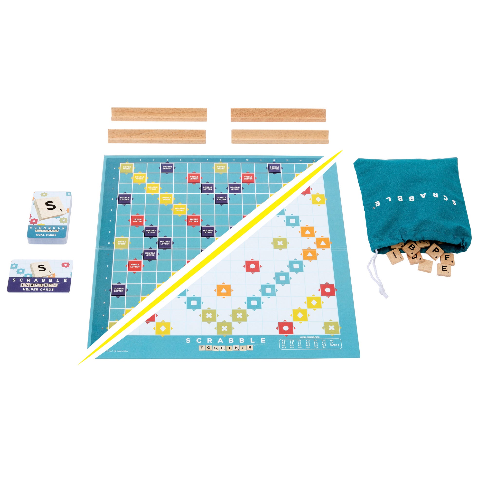 Spill Scrabble Wood Edition