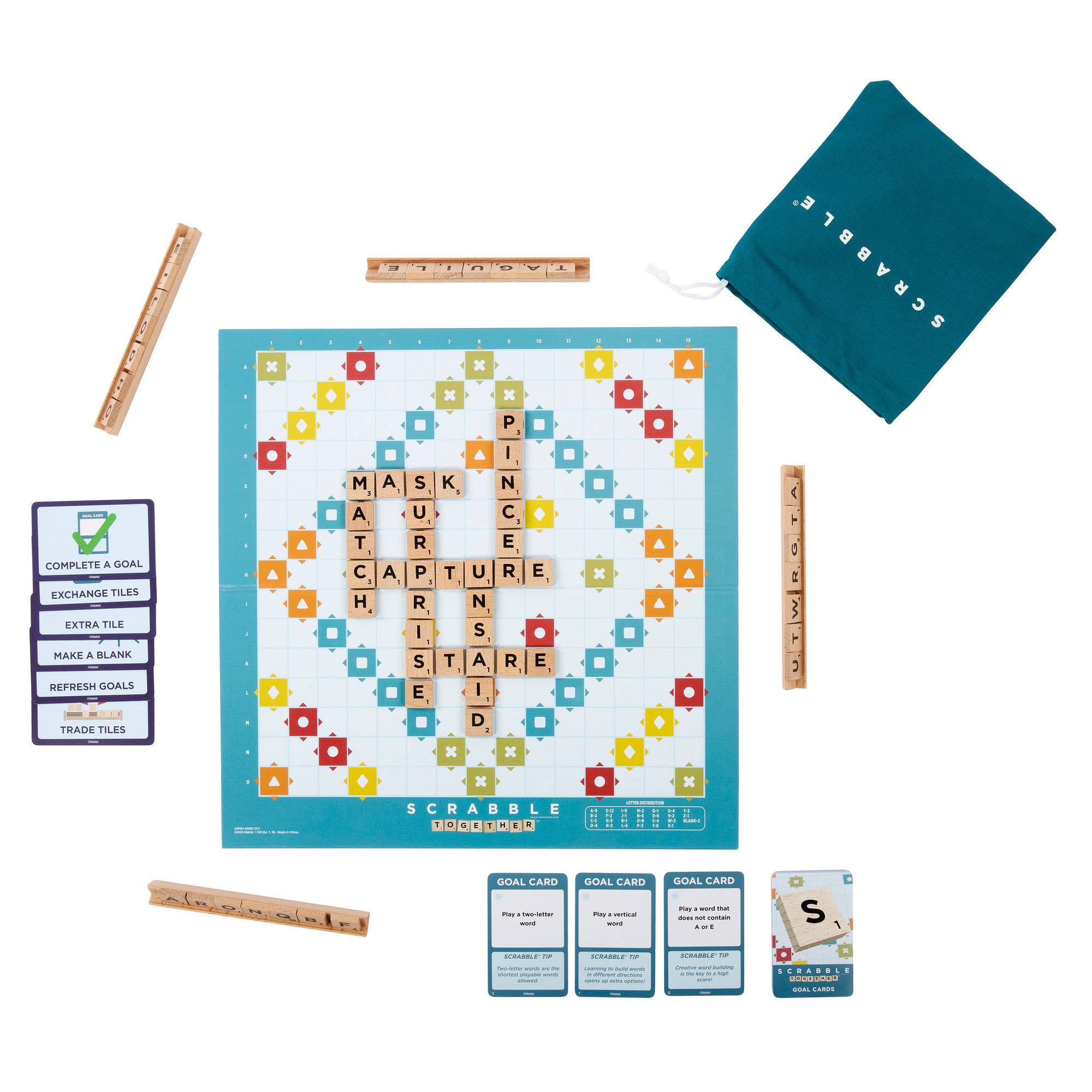 Spill Scrabble Wood Edition