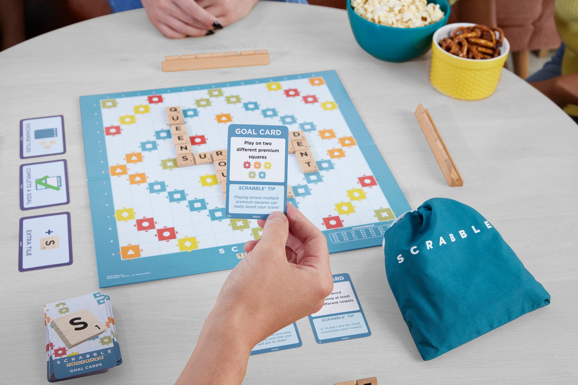 Spill Scrabble Wood Edition