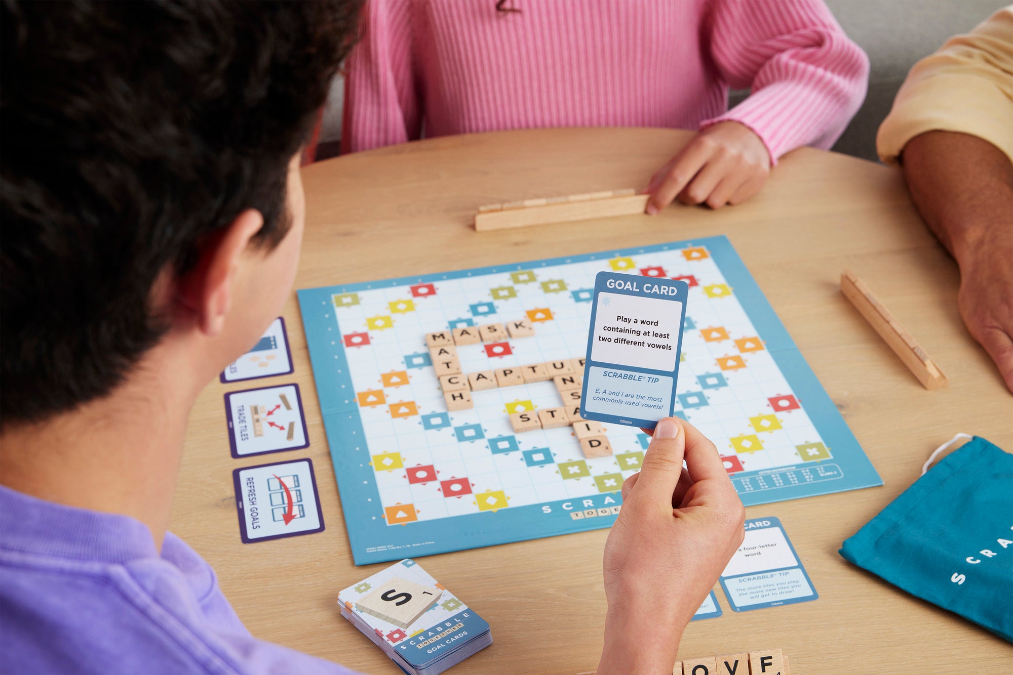 Spill Scrabble Wood Edition