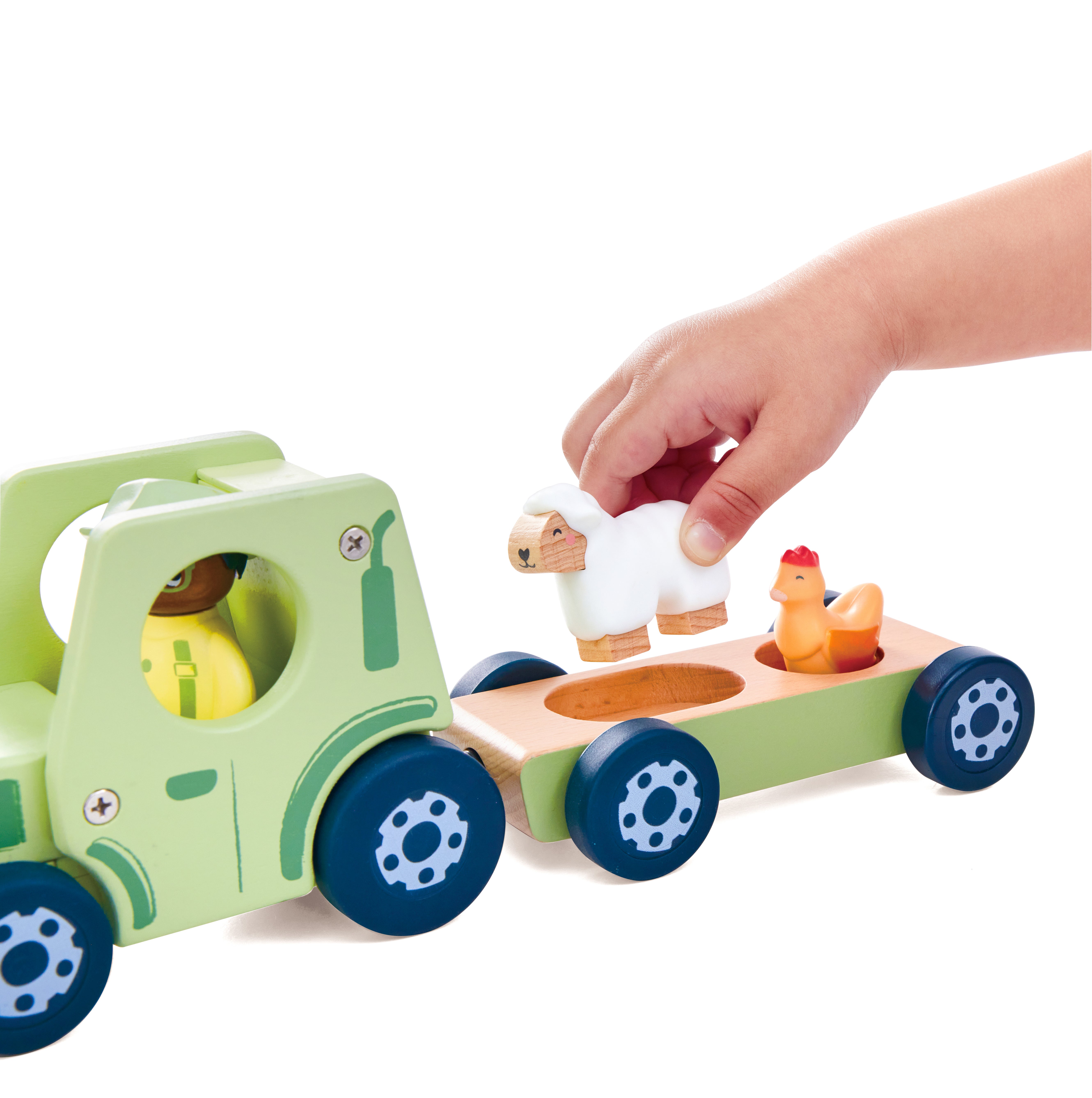 Hape The Rumbling Tractor M Lyd