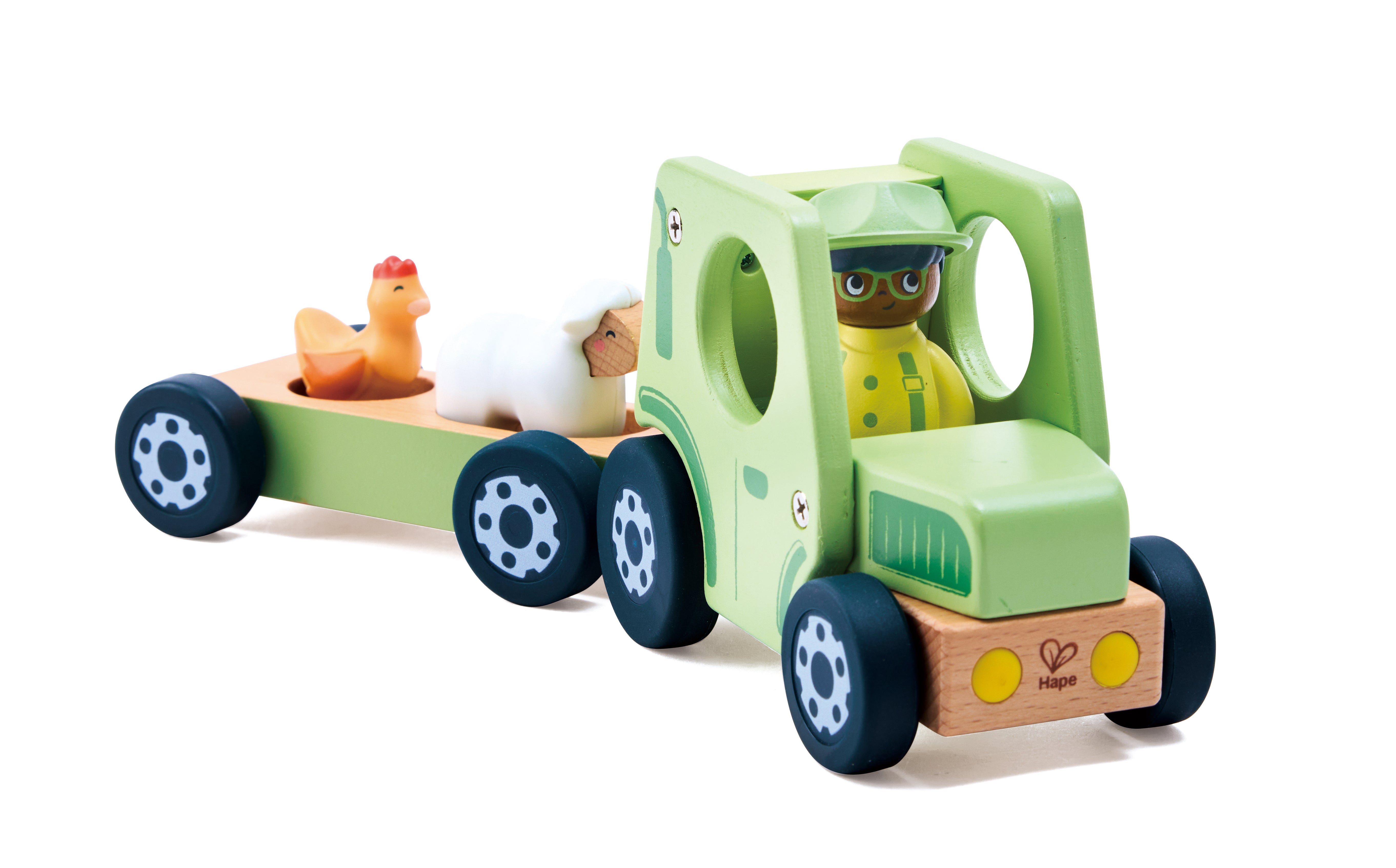 Hape The Rumbling Tractor M Lyd