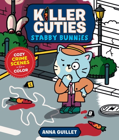 Killer Cuties: Stabby Bunnies - Cozy Crime Scenes to Color