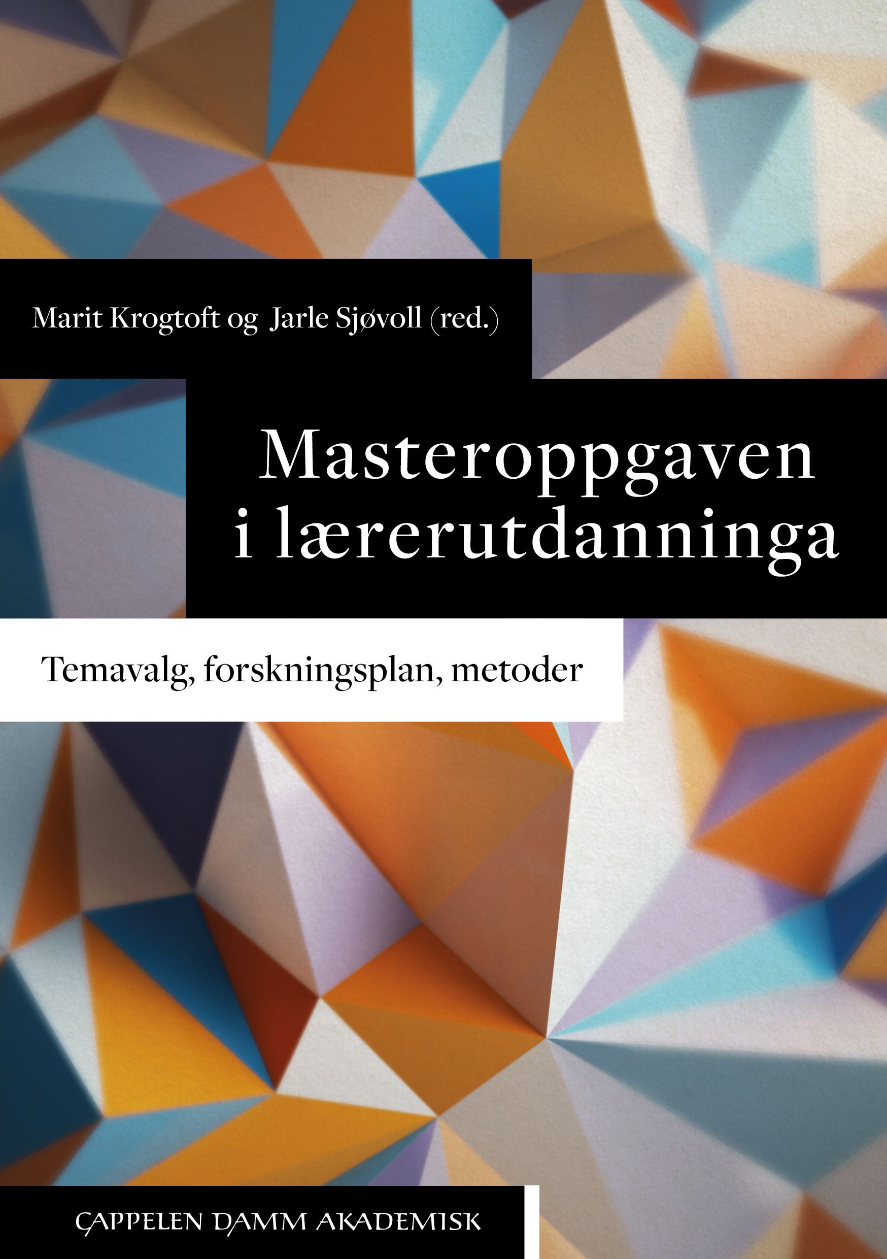 Masteroppgaven i lærerutdanninga - temavalg, forskningsplan, metoder