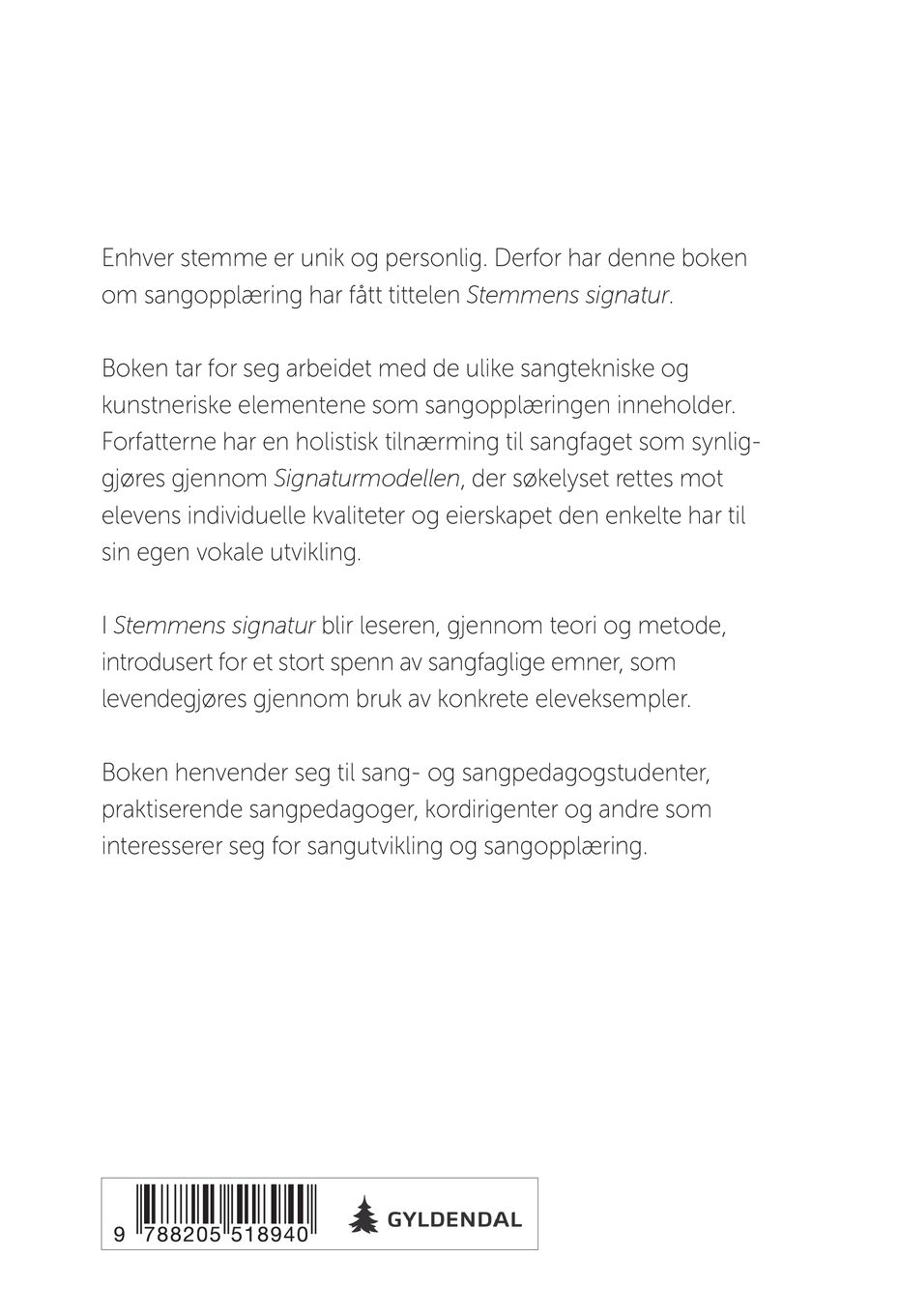 Stemmens signatur