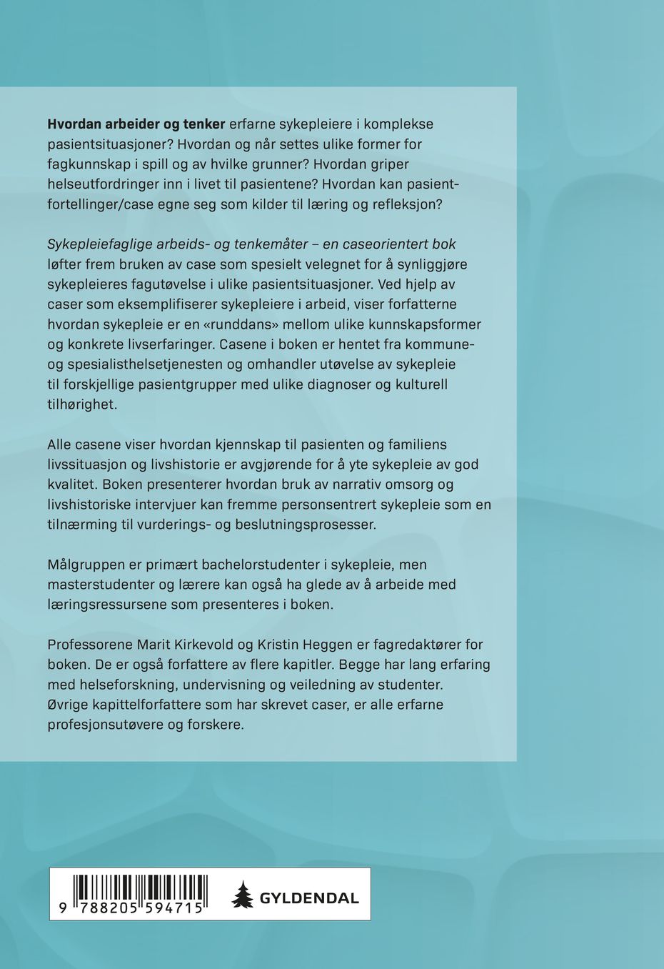 Sykepleiefaglige arbeids- og tenkemåter