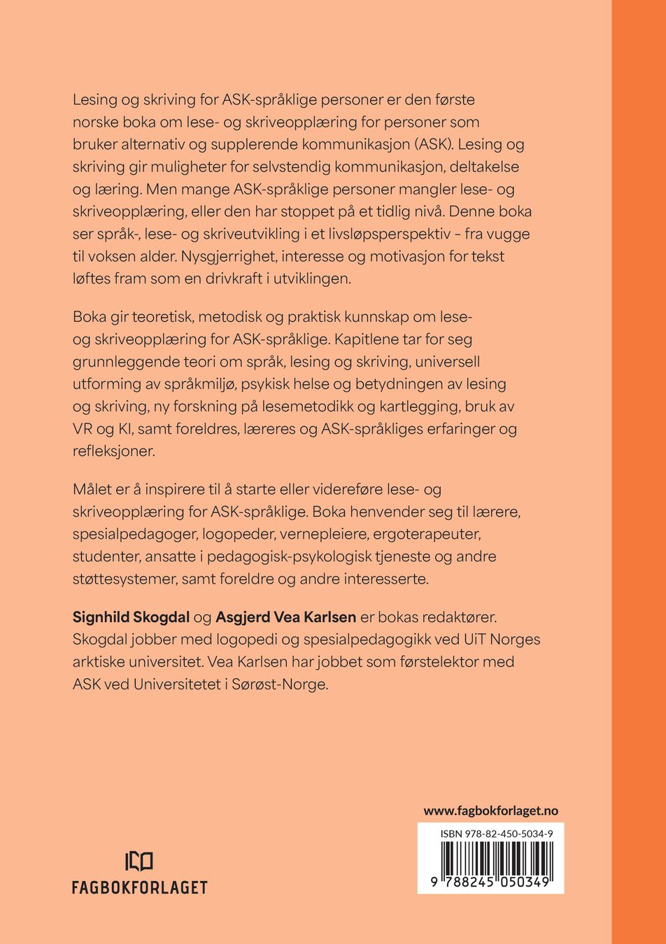 Lesing og skriving for ASK-språklige personer