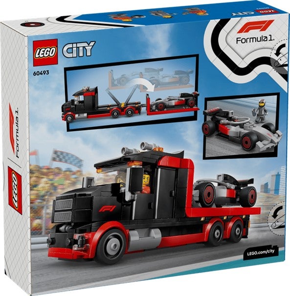 Lego F1-trailer med Audi F1-racerbil 60493