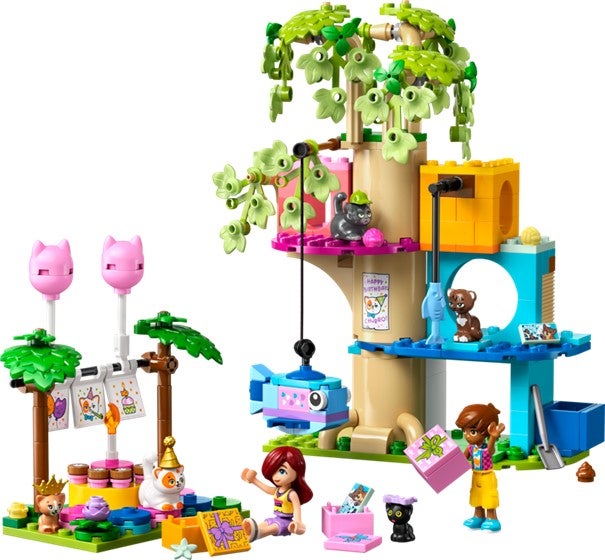 Lego Kattens bursdagsfest og leketre 42666