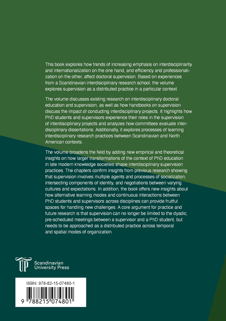 Doctoral supervision across boundaries
