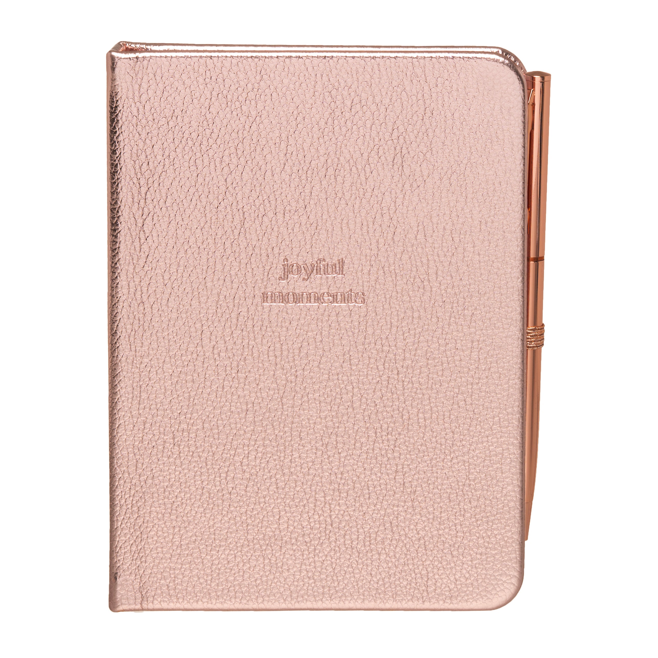 Notatbok A6 m/gullpenn Emerald Blush