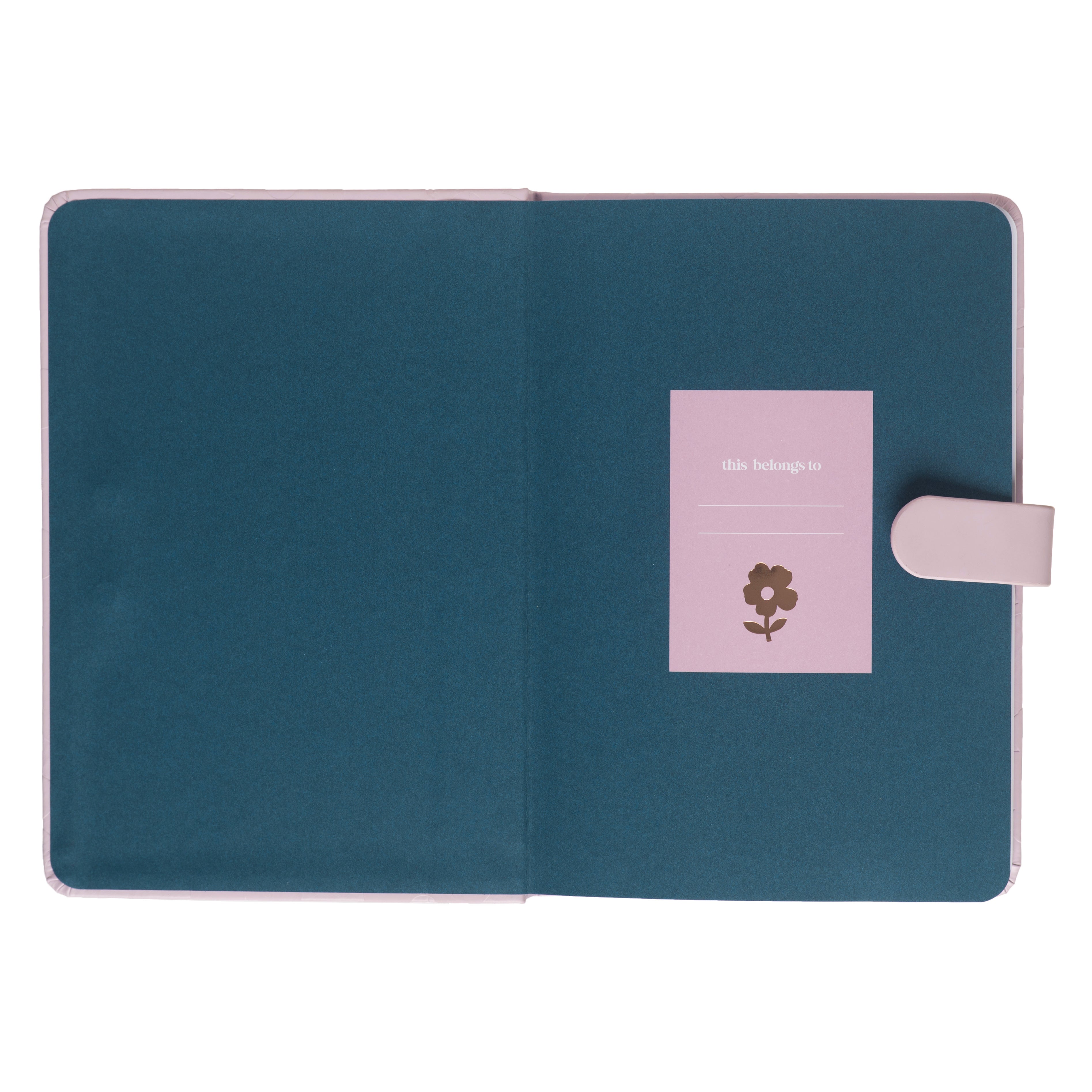 Journal A5 m/omslag Emerald Blush