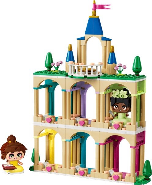 Lego Miniatyrer av Belle og Tiana med slott 43291