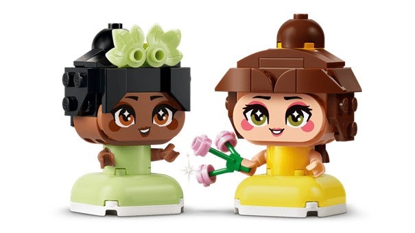 Lego Miniatyrer av Belle og Tiana med slott 43291