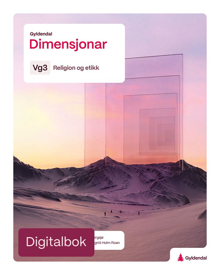 Dimensjoner, digitalbok - religion og etikk vg3 SF