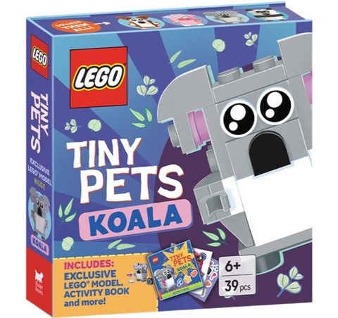 LEGO® Books. Tiny Pets: Koala (with exclusive koala mini-build, paper crafts, stickers and activity book)