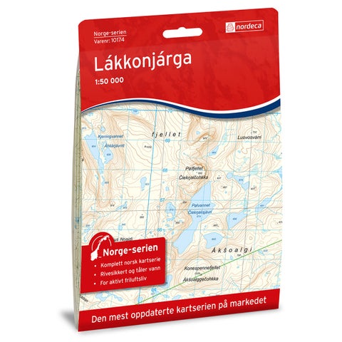 Lakkonjarga - Veikart