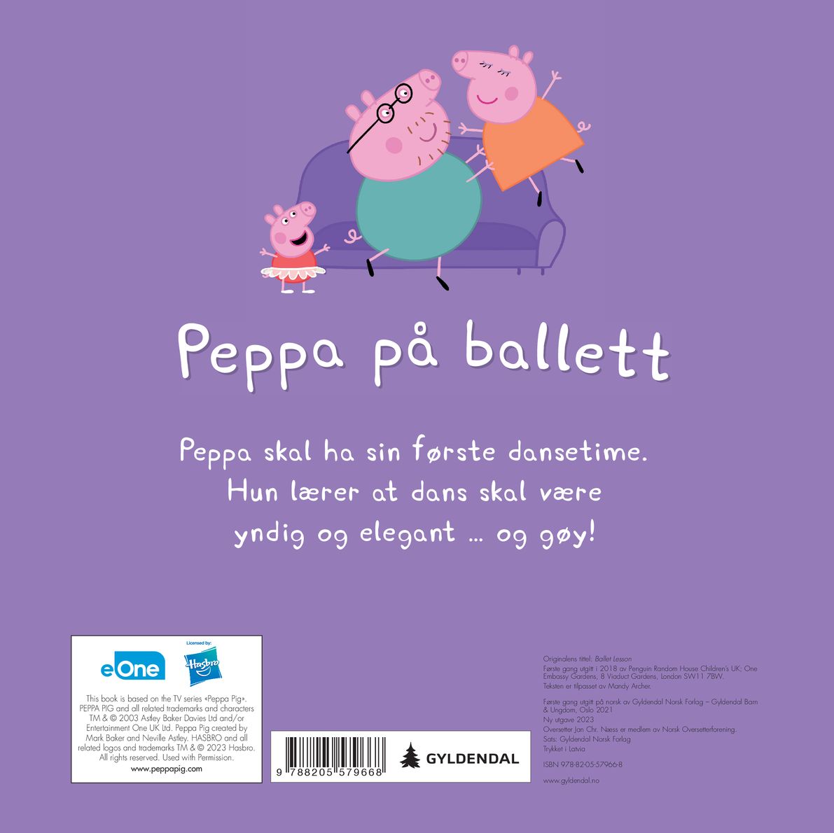 Peppa på ballett